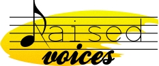 Raised Voices reality competition logo